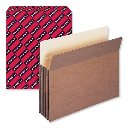 File Pocket Straight-Cut 8-1/2 X 11, 3.5 Expansion, Pk25